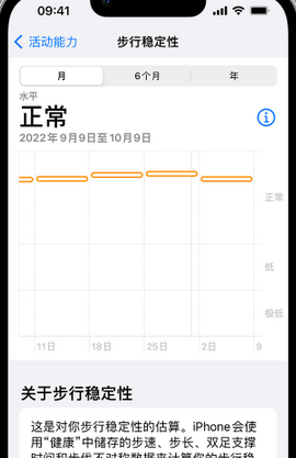 宜昌iPhone手机维修如何在iPhone开启'步行稳定性通知'