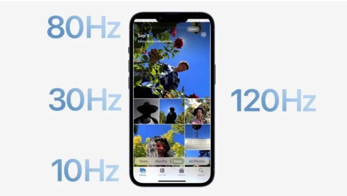 宜昌苹果14维修分享iPhone 14有高刷吗 