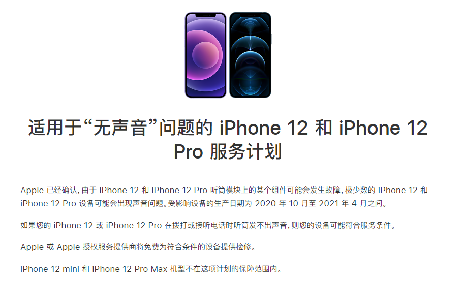 宜昌苹果手机维修分享iPhone 12/Pro 拨打或接听电话时无声音怎么办 